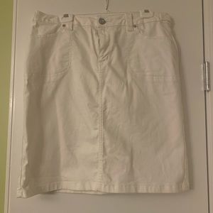 Tribal Denim Miniskirt